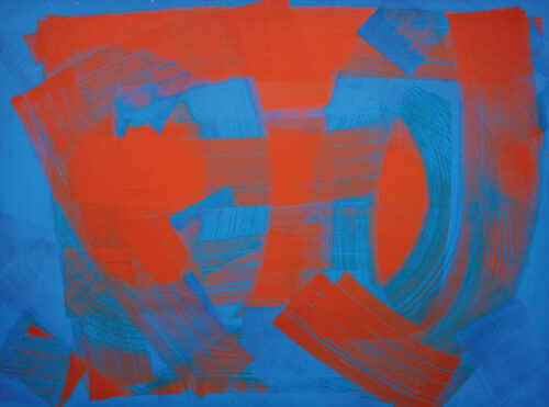 Claudia Hirtl, Mond (E 1118), 2024, 240 x 320 cm, Tempera auf Leinwand, ©Daniel Zanetti