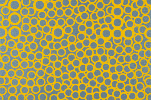 Claus Prokop, BWG15_28BG1, 2024, Lackspray, Hammerschlaglack auf Aluminium, 28 x 42 cm