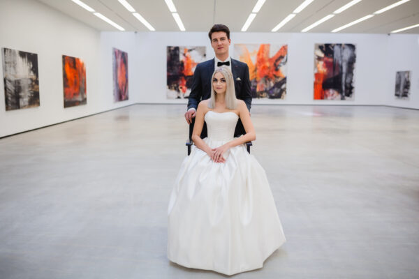 Hochzeitsfeier im Museum Angerlehner, Ausstellungshalle