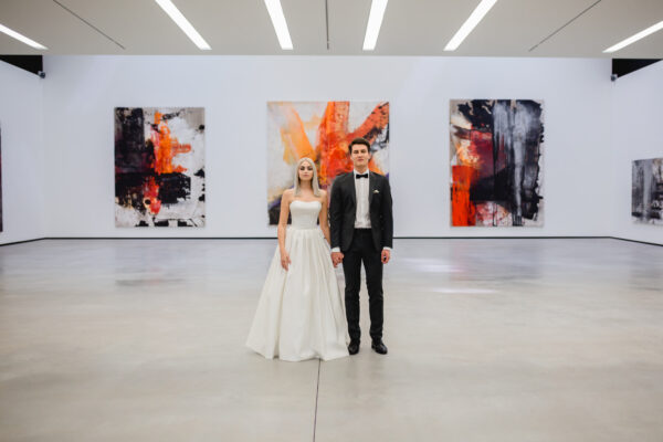 Hochzeitsfeier im Museum Angerlehner, Ausstellungshalle