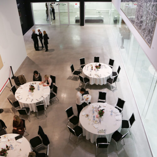 Der Veranstaltungssaal im Museum Angerlehner mit Gala-Bestuhlung