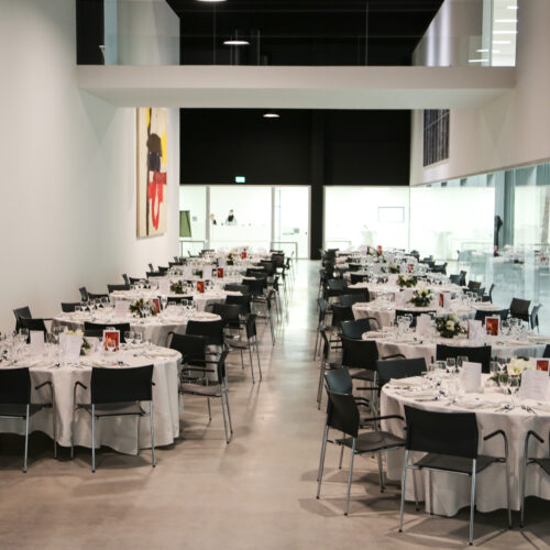 Der Veranstaltungssaal im Museum Angerlehner mit Gala-Bestuhlung