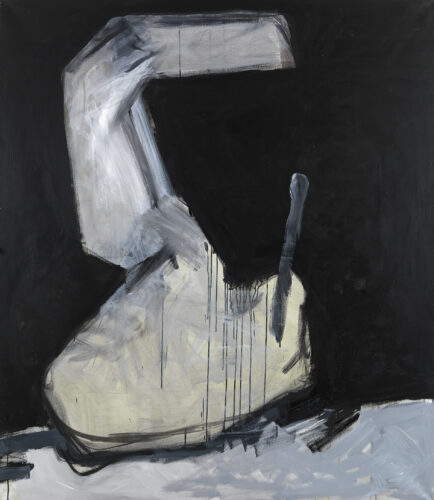 Malerei von Alois Riedl, Ausschnitt aus Triptychon, 1982, Sammlung Angerlehner © Museum Angerlehner