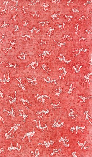 Erich Steininger, Körperfelder II, 2005, Holzschnitt, Unikat © Museum Angerlehner