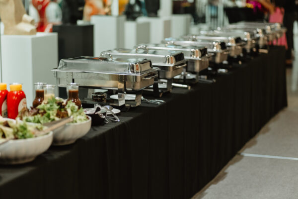 Buffet vor dem Schaudepot