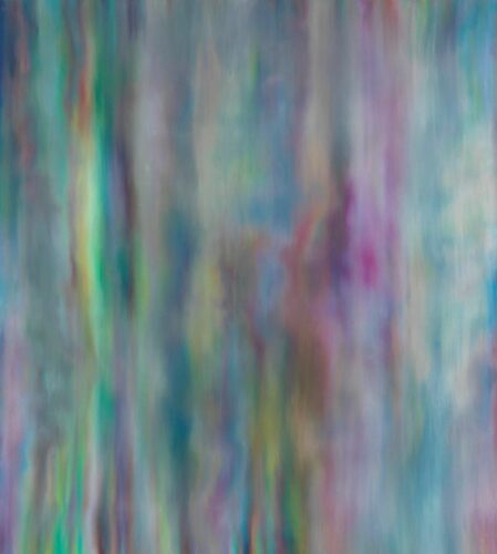 Josef Schwaiger, Spirit, 2004, Acrylharz, Pigment auf Leinwand, 200 x 180 cm © Museum Angerlehner