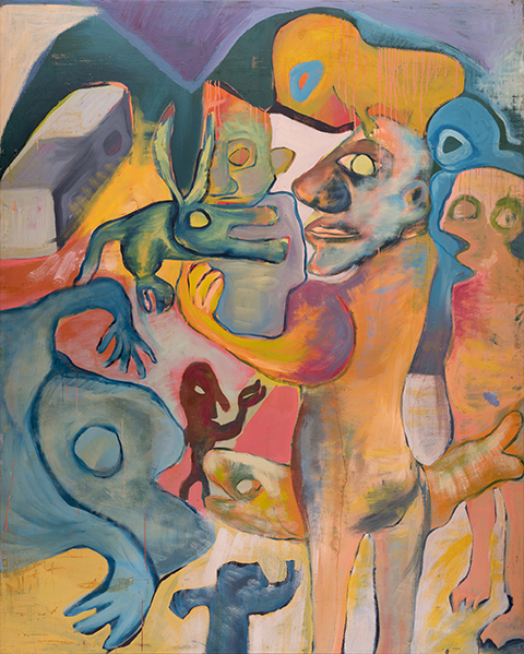 Druckgrafik Michael Vonbank, Aussichtslos, 1996 © Museum Angerlehner