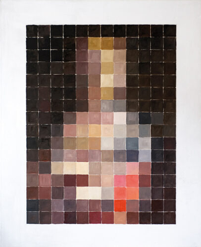 Peter Baldinger, low_resolution_Dame mit dem Hermelin (nachLeonardo da Vinci), 2013 © Museum Angerlehner