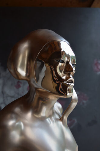 Peter Senoner, STITCH, 2024, Bronzeguss