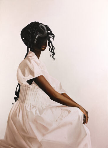 Thomas Riess, Idol, 2021, Öl auf Leinwand