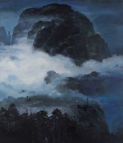 Esel in die Wolke schauend - 2008